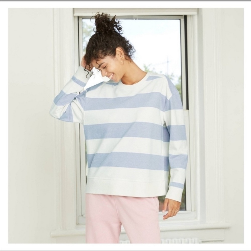 Universal Thread Striped Sweatshirt
